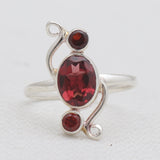 925 Sterling Silver Peridot Rings