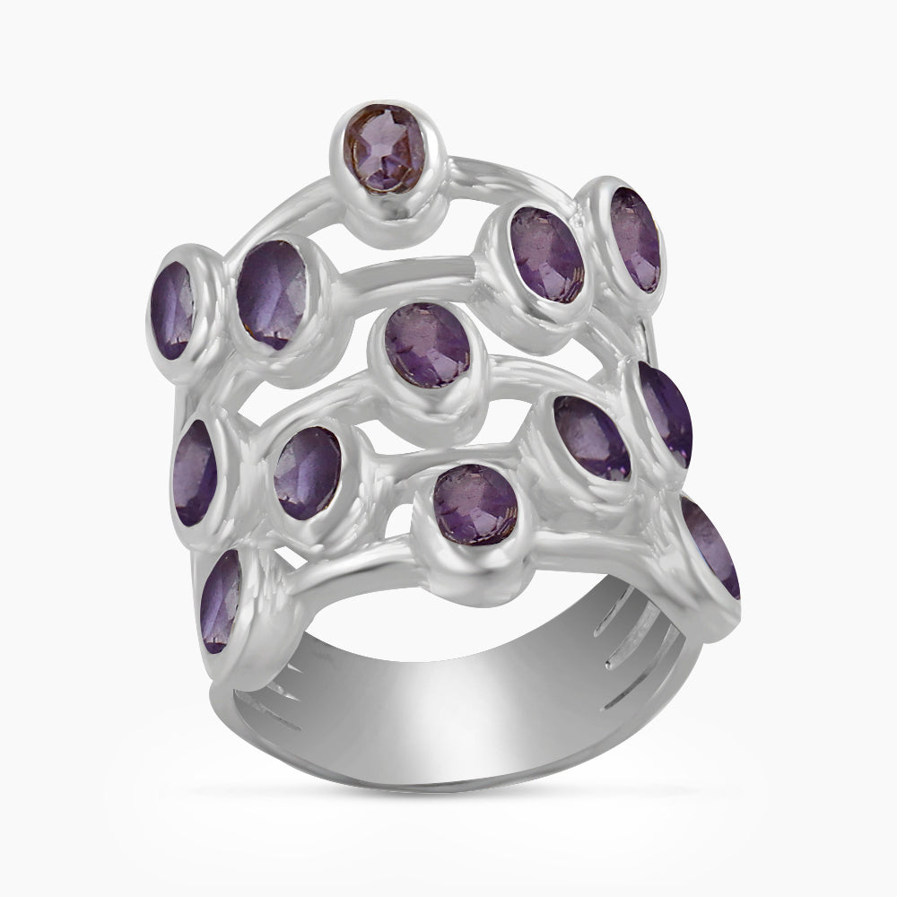 925 Sterling Silver Amethyst Rings