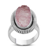 925 Sterling Silver Morganite Ring Jewelry