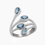 Natural Peridot Silver Rings