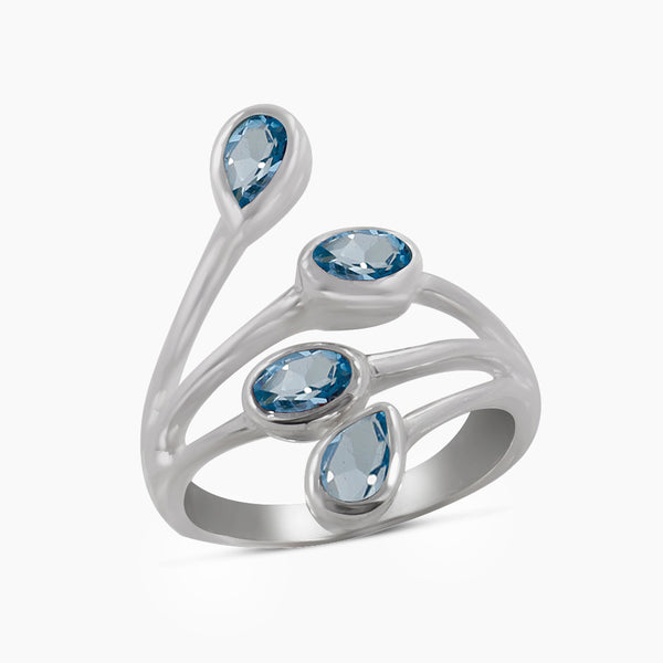 Natural Peridot Silver Rings