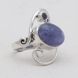 Tanzanite Silver Designer Rings