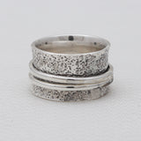 Multi-Tourmaline Silver Band Rings