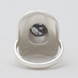 Golden Rutilated Quartz Silver Rings