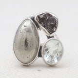 Pyrite Silver Rings