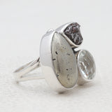Pyrite Silver Rings