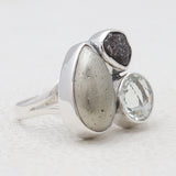 Pyrite Silver Rings