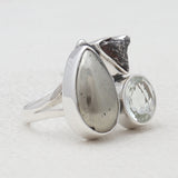 Pyrite Silver Rings