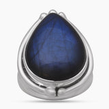 925 Sterling Silver Labradorite Rings