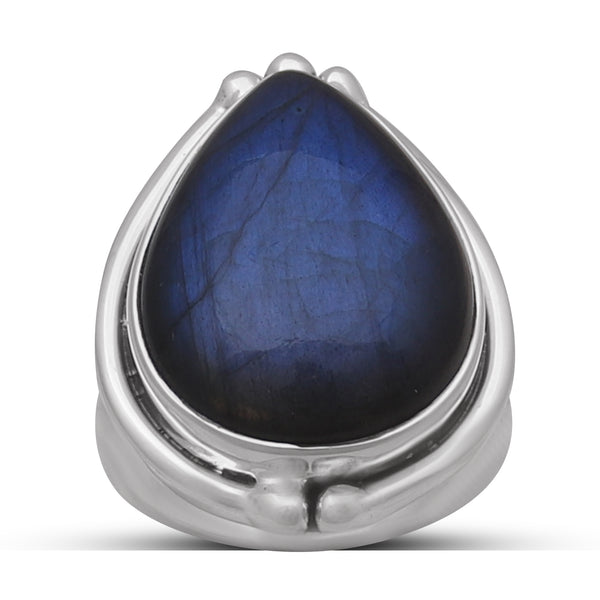 925 Sterling Silver Labradorite Rings