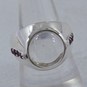 925 Sterling Silver Crystal Rings