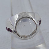 Crystal Silver Ring