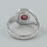 Tourmaline Cabochon Sterling Silver Gift Ring