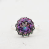 Natural Amethyst Sterling Silver Rings