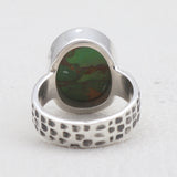 Rainbow Moonstone Silver Rings