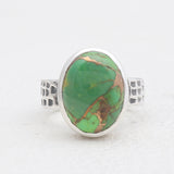 Rainbow Moonstone Silver Rings