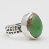 Rainbow Moonstone Silver Rings
