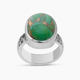 Rainbow Moonstone Silver Rings