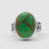 Rainbow Moonstone Silver Rings