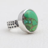 Rainbow Moonstone Silver Rings