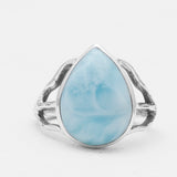 Larimar Silver Rings