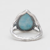 Larimar Silver Rings