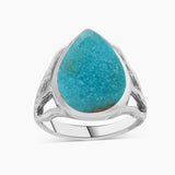 Larimar Silver Rings
