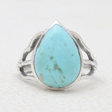 Larimar Silver Rings