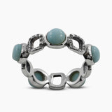 925 Sterling Silver Larimar Rings
