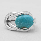 Rainbow Moonstone Silver Rings