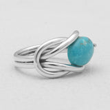 Rainbow Moonstone Silver Rings
