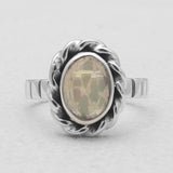 Ethiopian Opal silver Ring