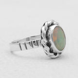 Ethiopian Opal silver Ring