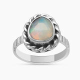Ethiopian Opal silver Ring