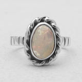 Ethiopian Opal silver Ring
