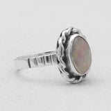 Ethiopian Opal silver Ring