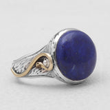 Lapis Lazuli Silver Rings
