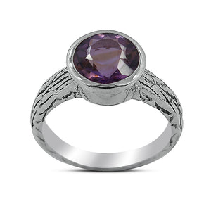 925 Sterling Silver Blue Topaz Ring