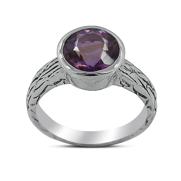 925 Sterling Silver Blue Topaz Ring