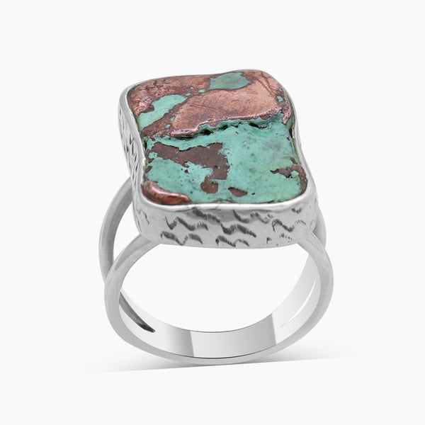 Copper Silver Rings