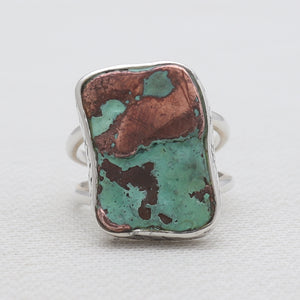 Copper Silver Rings