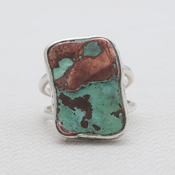 Copper Silver Rings