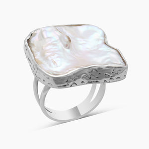 Fresh Water Pearl Silver Rings