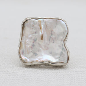 Fresh Water Pearl Silver Rings