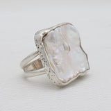Fresh Water Pearl Silver Rings