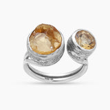 Rainbow Moonstone Silver Rings