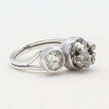 925 Sterling Silver Pyrite Rings