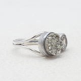 925 Sterling Silver Pyrite Rings