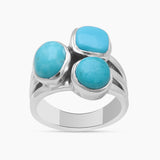 Rainbow Moonstone Silver Rings