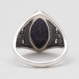 Natural Rainbow Moonstone Silver Rings